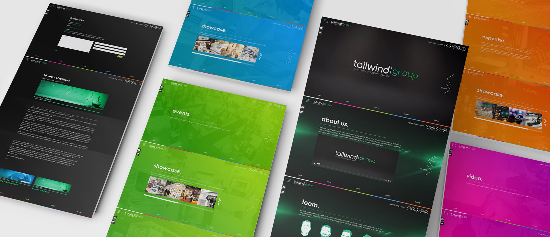 video production company web design pages